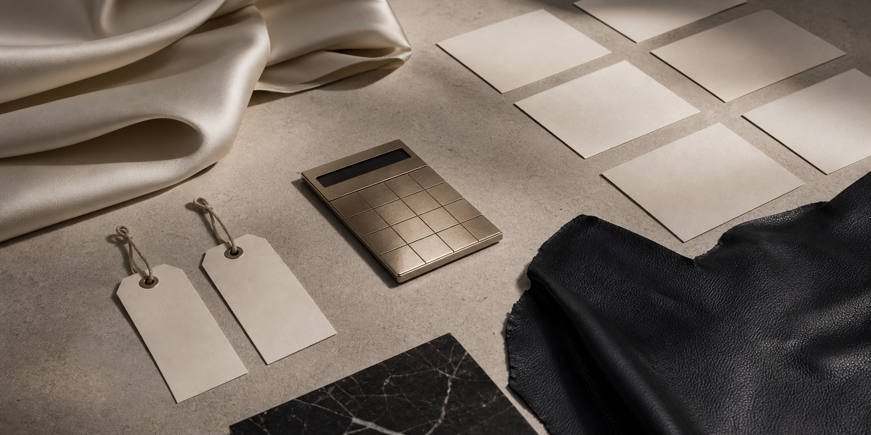 Luxury fashion strategy framework materials.